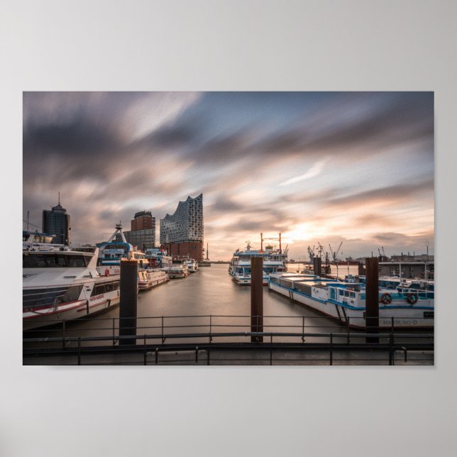 Affiche Hambourg Allemagne (Devant)