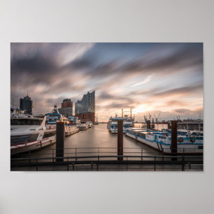 Affiche Hambourg Allemagne