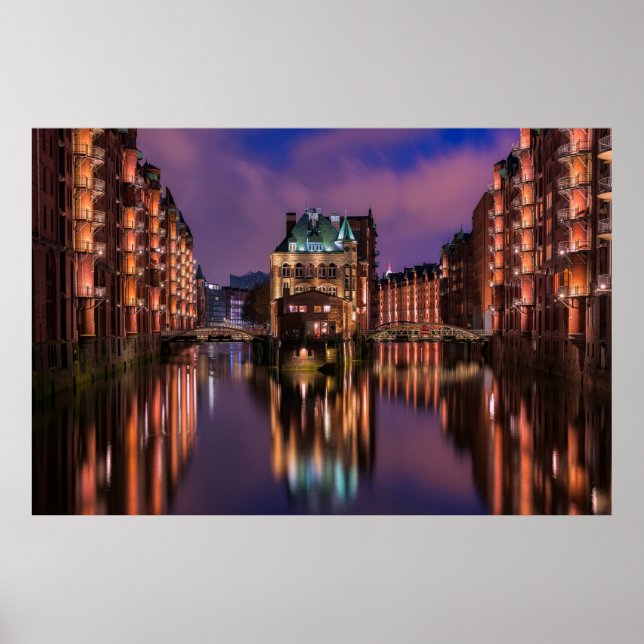 Affiche Hambourg Allemagne (Devant)