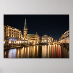 Affiche Hambourg Allemagne