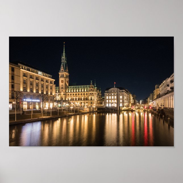 Affiche Hambourg Allemagne (Devant)