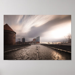 Affiche Hambourg Allemagne