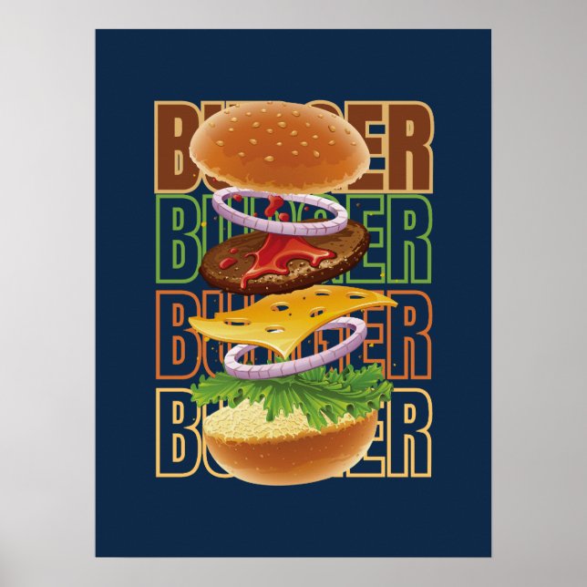 Affiche Hamburger Art (Devant)