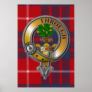 Affiche Hamilton Tartan & Badge