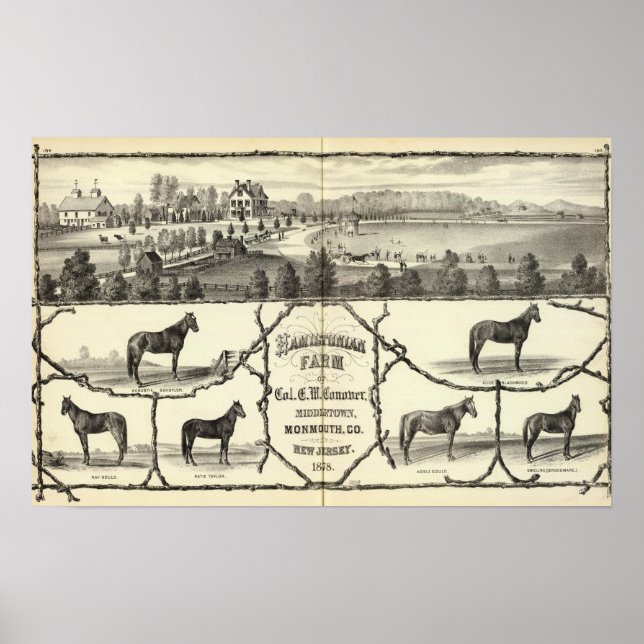 Affiche Hamiltonian Farm in Middletown, NJ (Devant)