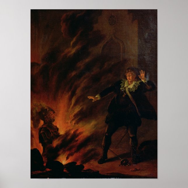 Affiche Hamlet et le fantôme de son père (Devant)