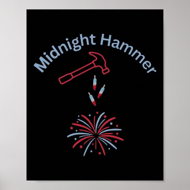 Affiche Hammer And Fireworks Operation Midnight Hammer Tru (Devant)