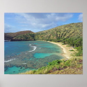 Affiche Hanauma Bay Hawaii