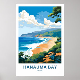 Affiche Hanauma Bay Hawaii Imprimer Voyage