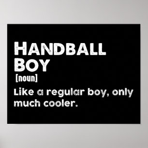 Affiche Handball Boy Definition Funny Handball Player