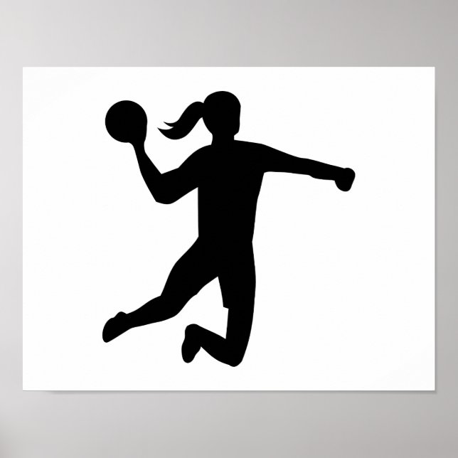 Affiche Handball féminin (Devant)