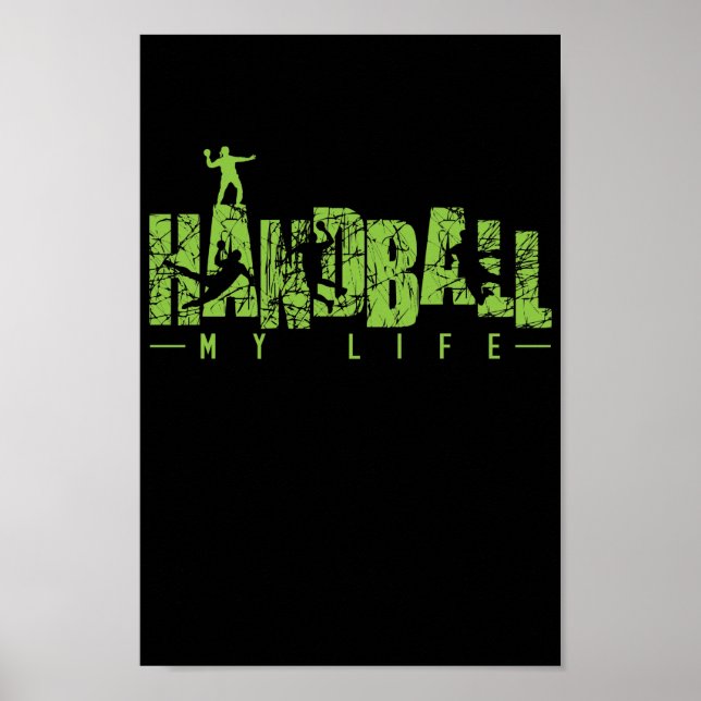 Affiche Handball "My Life" (Devant)