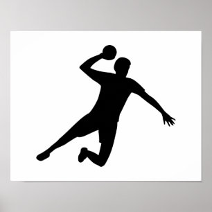 Affiche Handball player