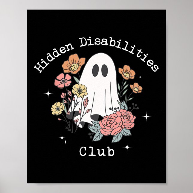 Affiche Handicap caché Invisible Autisme Awar (Devant)
