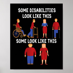 Affiche Handicap invisible et sensibilisation à la santé m