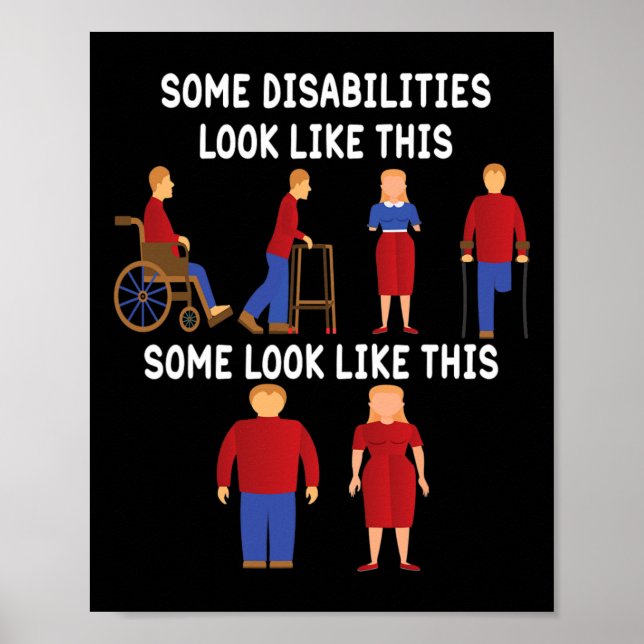 Affiche Handicap invisible et sensibilisation à la santé m (Devant)
