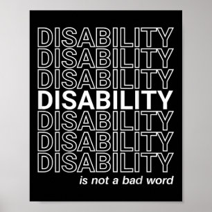 Affiche Handicap N'Est Pas Un Mauvais Mot, Bonne Handicap
