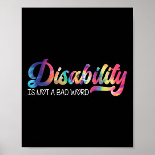 Affiche Handicap Pas Un Mauvais Mot Citation Drôle Handica