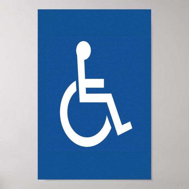 Affiche Handicapé (Devant)