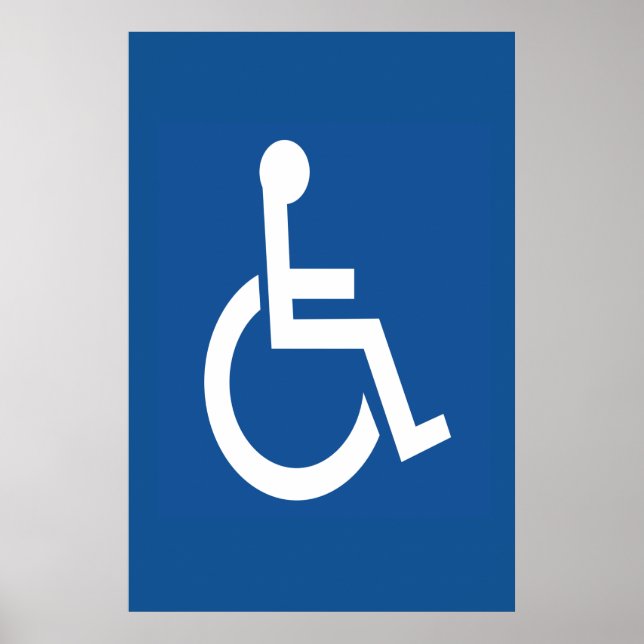 Affiche Handicapé (Devant)