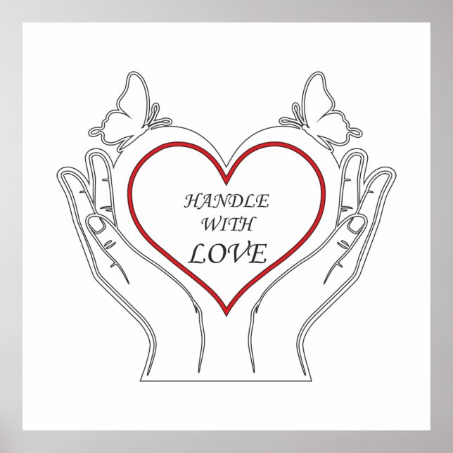 Affiche Handle With Love (Devant)