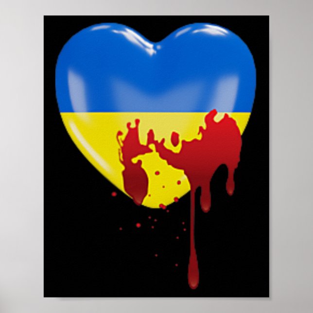 Affiche Hands Off Ukraine Dans La Protestation Ukrainienne (Devant)
