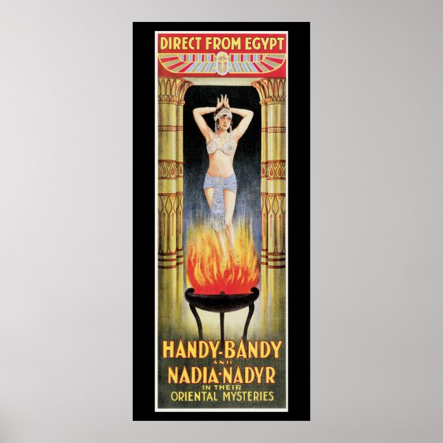 Affiche Handy Bandy & Nadia Nadyr Vintage Magic Act (Devant)