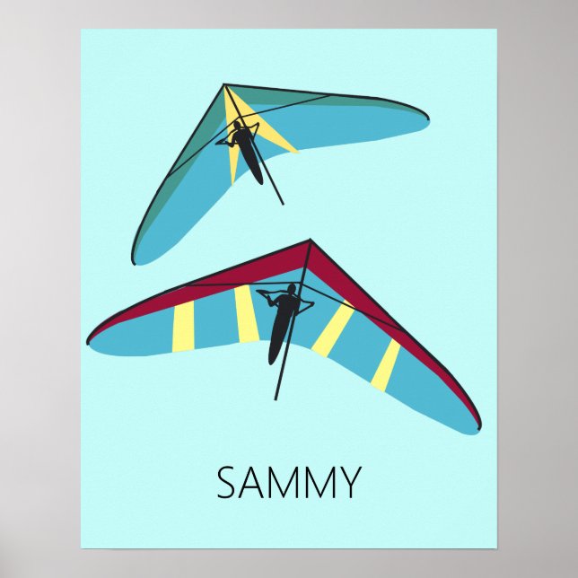 Affiche Hang Gliding (Devant)