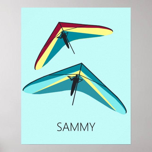 Affiche Hang Gliding (Devant)