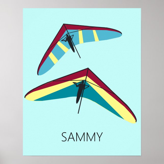 Affiche Hang Gliding (Devant)