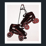Affiche Hanging Patins Pop Art Dubbed Canvas<br><div class="desc">Impression de toile Pop Art Skate Decor</div>