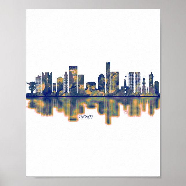 Affiche Hanoï Skyline (Devant)