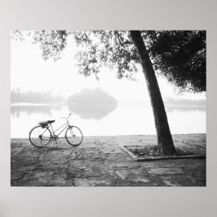 Affiche Hanoi Vietnam, Bicyclette & Bay Mau Lake Parc Léni