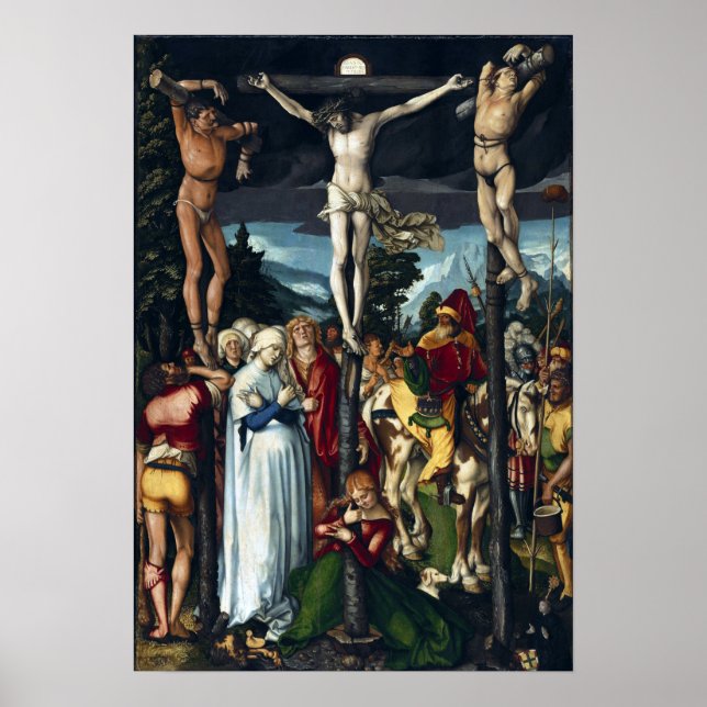 Affiche Hans Baldung Grien La crucifixion du Christ (Devant)