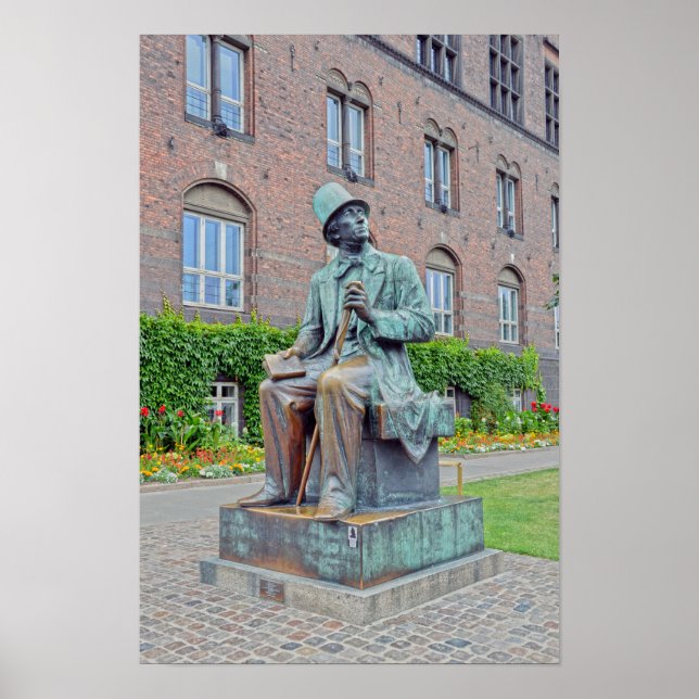 Affiche Hans Christian Andersen Statue, Copenhague (Devant)