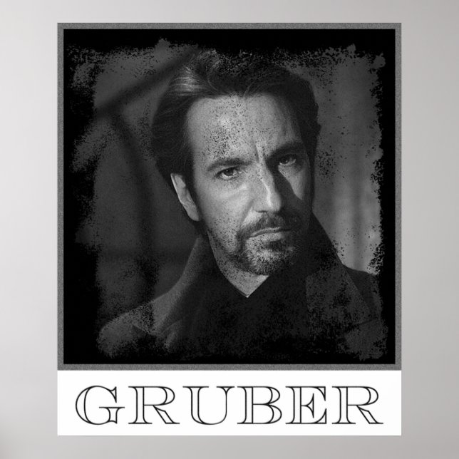 Affiche Hans Gruber (Devant)
