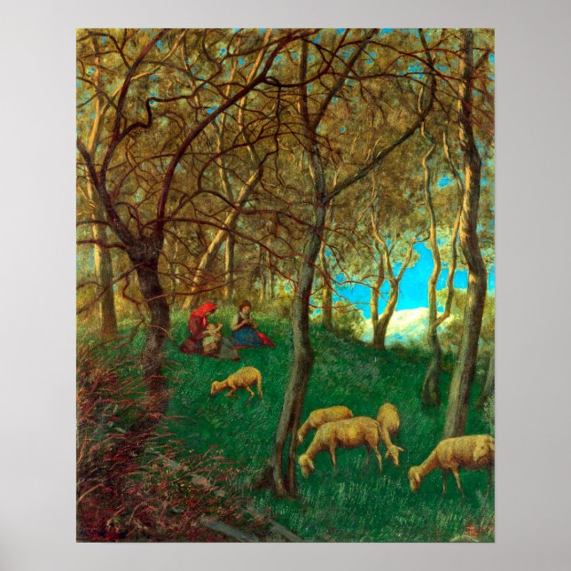 Affiche Hans Thoma Au Lac De Garde (Devant)