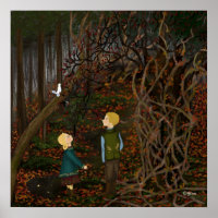 Hansel & Gretel dans la forêt