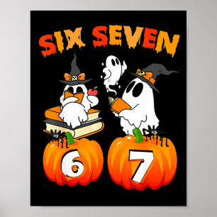 Affiche Hanté par 67 - Drôle de fantôme citrouille Hallowe