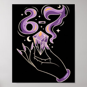 Affiche Hanté par 6-7 Filles de Fumée Sorcière Main Crista