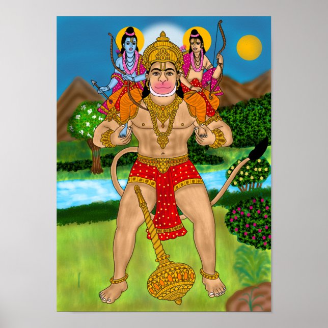 Affiche Hanuman (Devant)