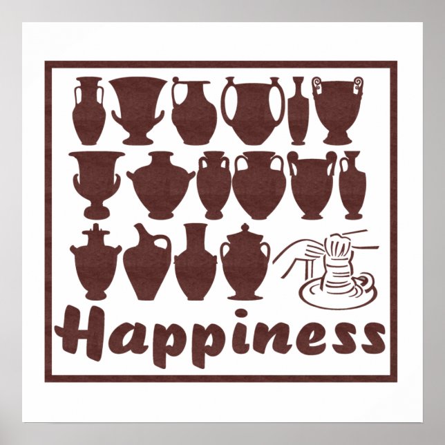 Affiche Happiness: Pottery (Devant)