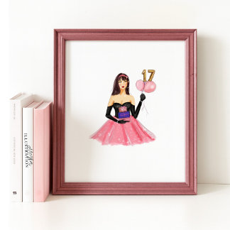 Affiche Happy 17th birthday