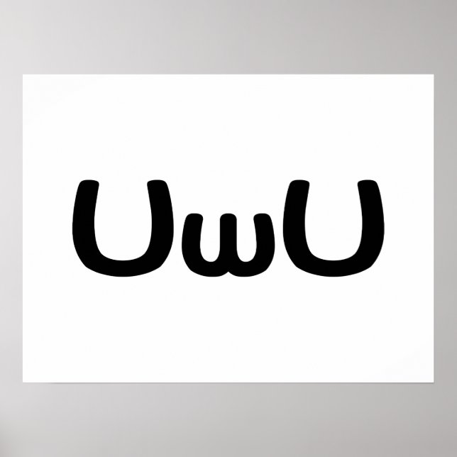 Affiche Happy Anime Face Emoticon (Devant)