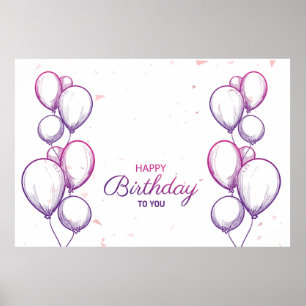 Affiche Happy Birthday to You