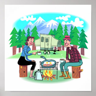 Affiche Happy Campers
