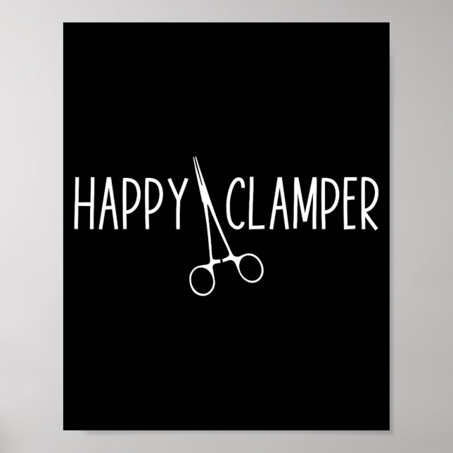 Affiche Happy Clamper - Hommes Femmes Tech Chirurgical Tec (Devant)