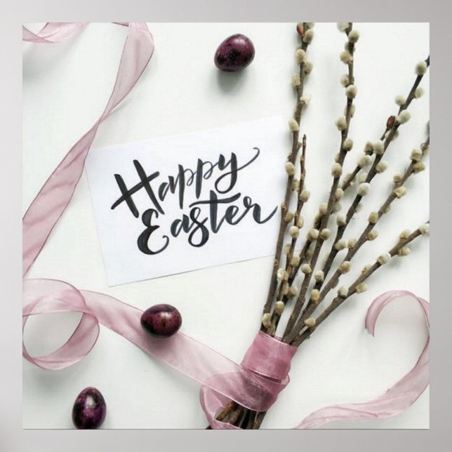 AFFICHE HAPPY EASTER (Devant)