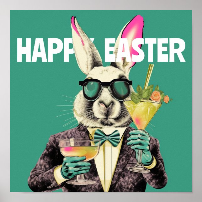 Affiche Happy Easter Bunny (Devant)