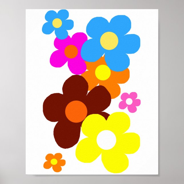 Affiche Happy Flowers (Devant)